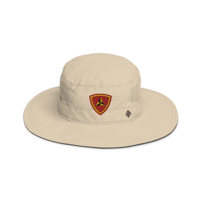 3rd Marine Division Embroidered Columbia® Booney Hat Tactically Acquired Fossil  