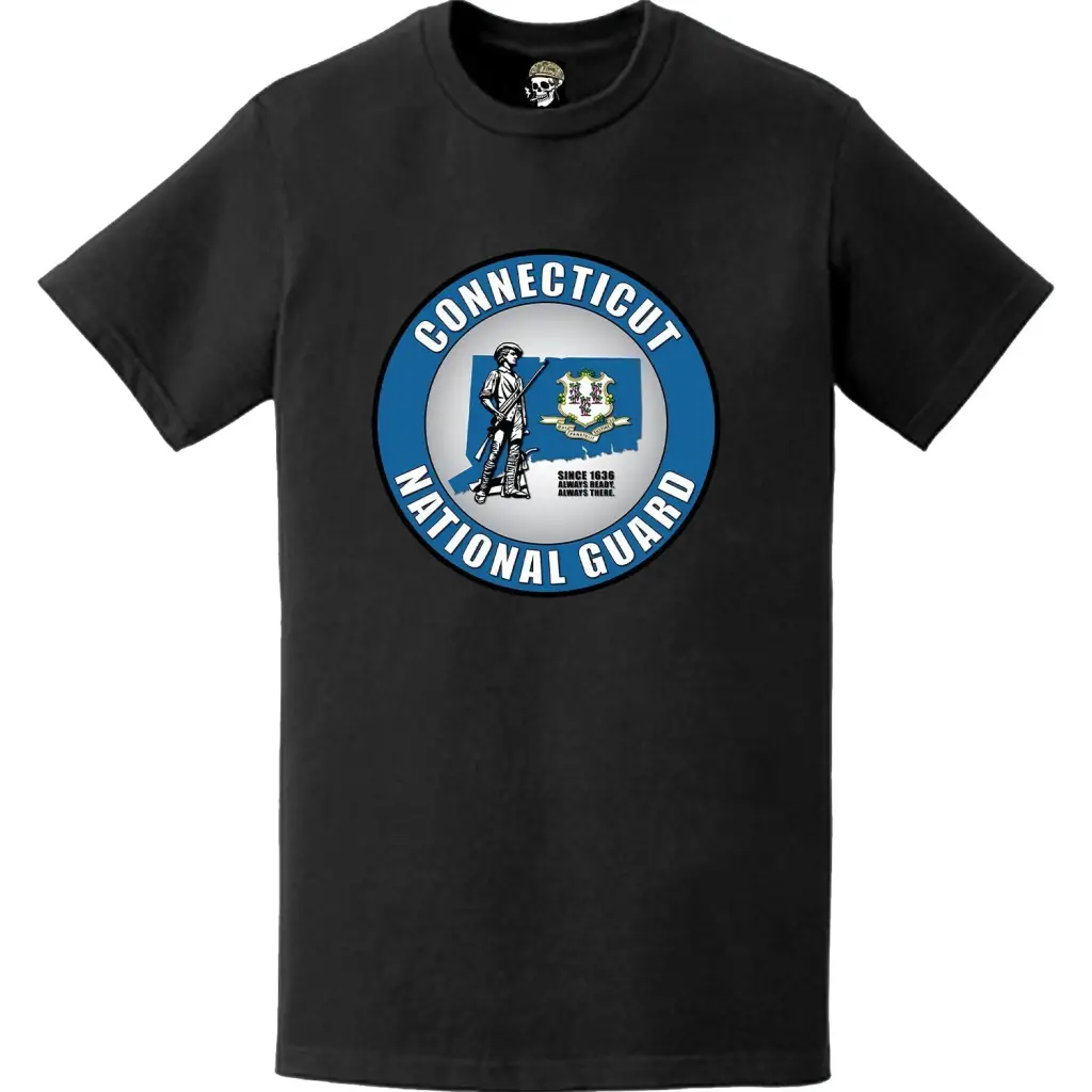 Connecticut National Guard Logo T-Shirt Tactically Acquired   