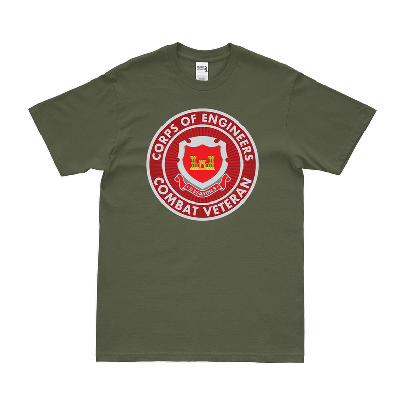 Corps of Engineers Combat Veteran T-Shirt