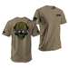 Zyn Special Forces Operator Skull T-Shirt Tactically Acquired Coyote Brown Small Cool Mint