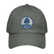 USS Enterprise (CV-6) Embroidered Under Armour® Dad Hat Tactically Acquired Grey  