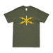 U.S. Army Cyber Corps Branch Insignia T-Shirt Tactically Acquired Military Green Distressed Small
