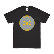 U.S. Army Cyber Corps Branch Plaque T-Shirt Tactically Acquired Black Clean Small