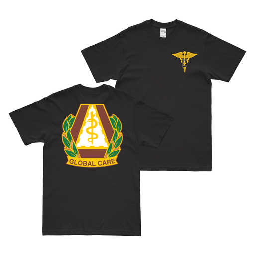 Double-Sided U.S. Army Dental Command Emblem T-Shirt Tactically Acquired Black Small 