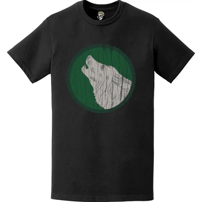 Distressed 104th Infantry Division (104th ID) SSI Logo Crest T-Shirt