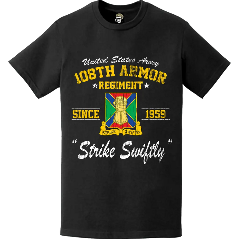 Distressed 108th Armor Regiment Since 1959 Legacy T-Shirt