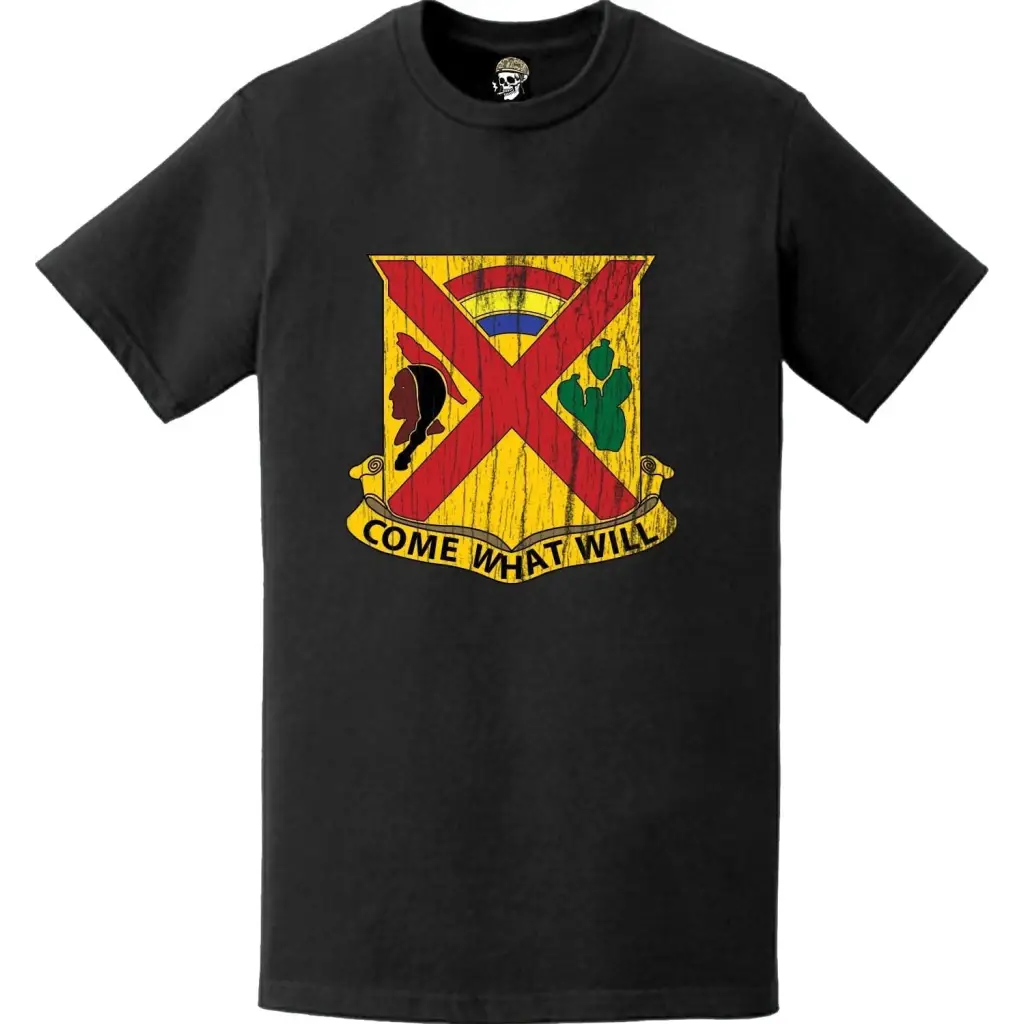 Distressed 108th Cavalry Regiment Logo Emblem T-Shirt Tactically Acquired   