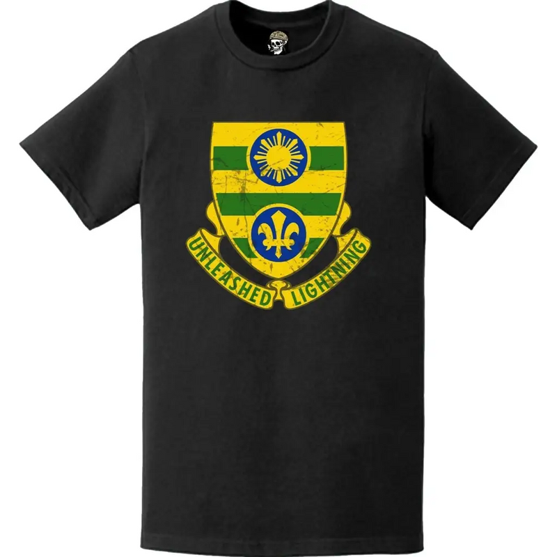 Distressed 109th Armor Regiment Emblem Logo T-Shirt