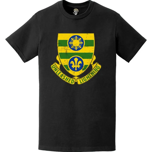 Distressed 109th Armor Regiment Emblem Logo T-Shirt Tactically Acquired   