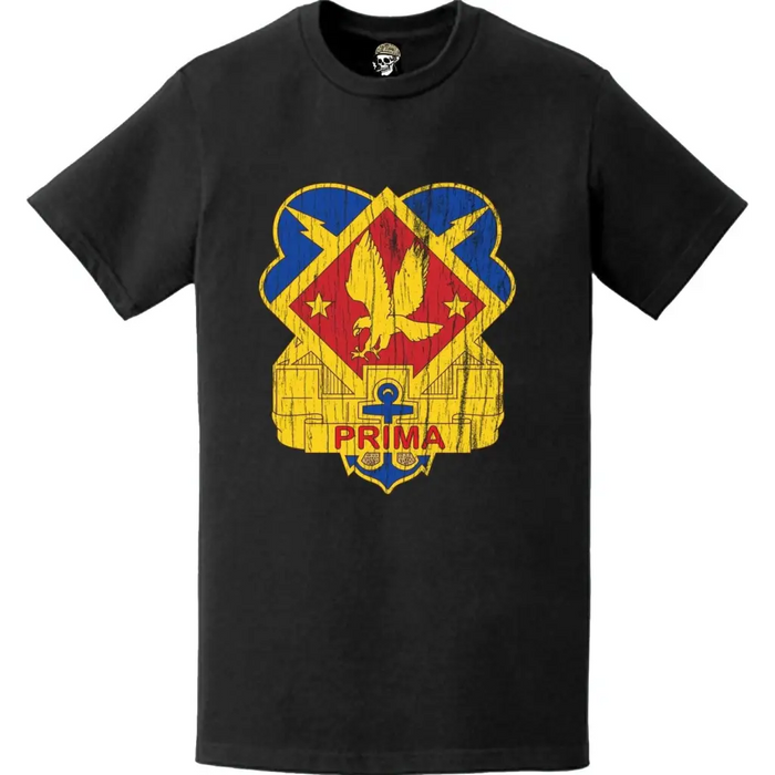 Distressed 10th Air Defense Artillery Brigade Emblem Logo T-Shirt Tactically Acquired   