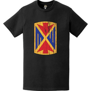 Distressed 10th Air Defense Artillery Brigade Emblem T-Shirt Tactically Acquired   