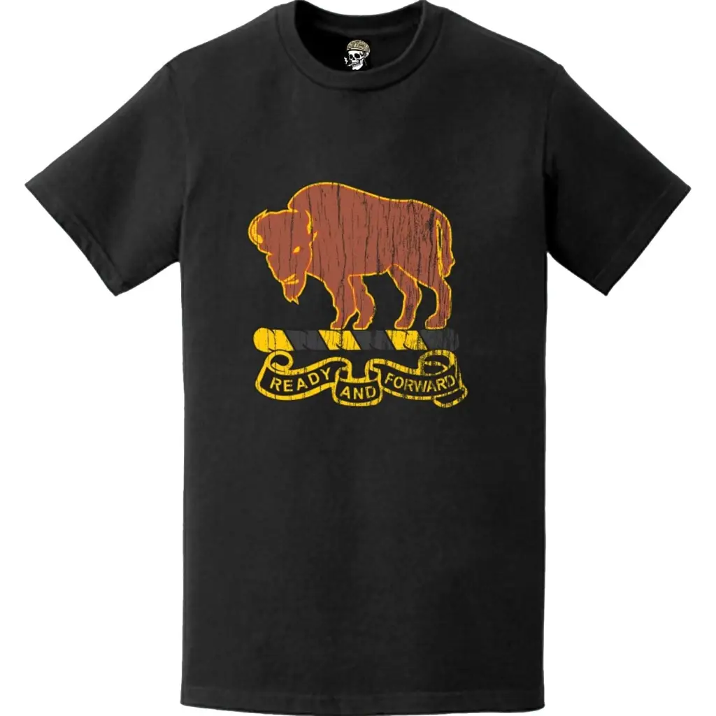 Distressed 10th Cavalry Regiment Logo Emblem T-Shirt Tactically Acquired   