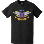 Distressed 10th Combat Aviation Brigade (10th CAB) 'Fly to Glory' Emblem Logo T-Shirt Tactically Acquired   