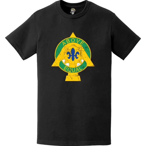Distressed 110th Armor Regiment Emblem Logo T-Shirt Tactically Acquired   