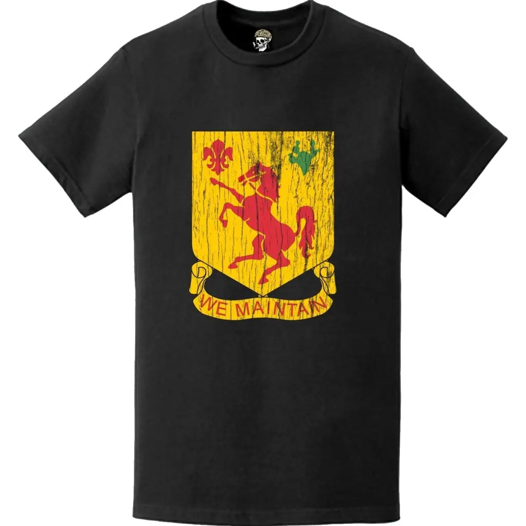 Distressed 113th Cavalry Regiment Logo Emblem T-Shirt Tactically Acquired   