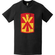 Distressed 11th Air Defense Artillery Brigade Logo T-Shirt Tactically Acquired   