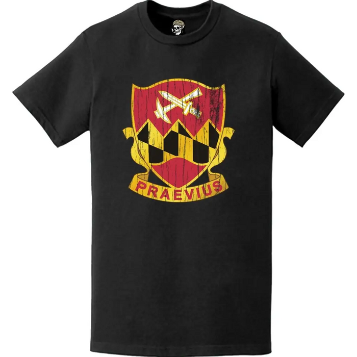 Distressed 121st Engineer Battalion Logo Emblem T-Shirt Tactically Acquired   