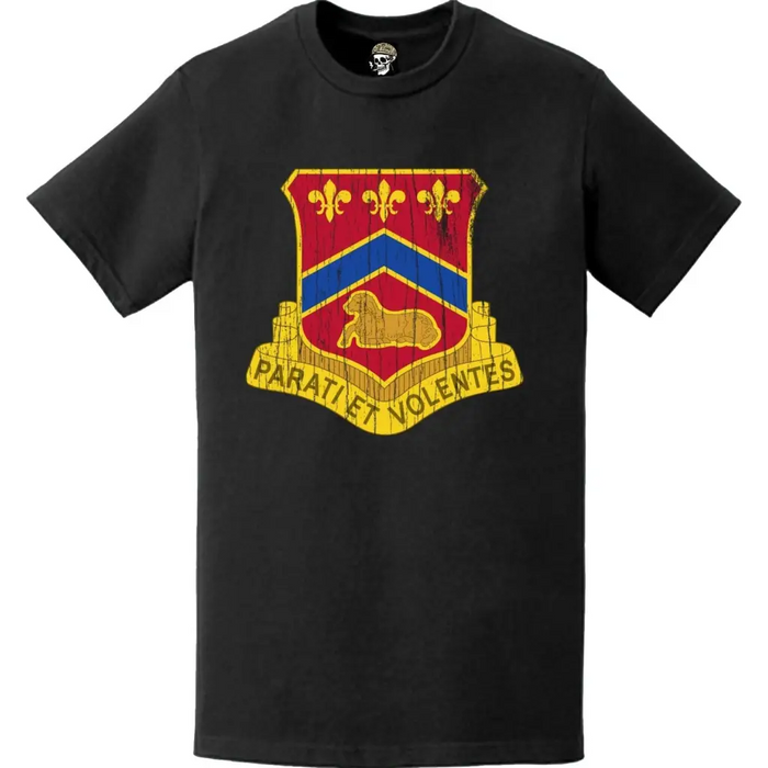 Distressed 123rd Engineer Battalion Logo Emblem T-Shirt Tactically Acquired   