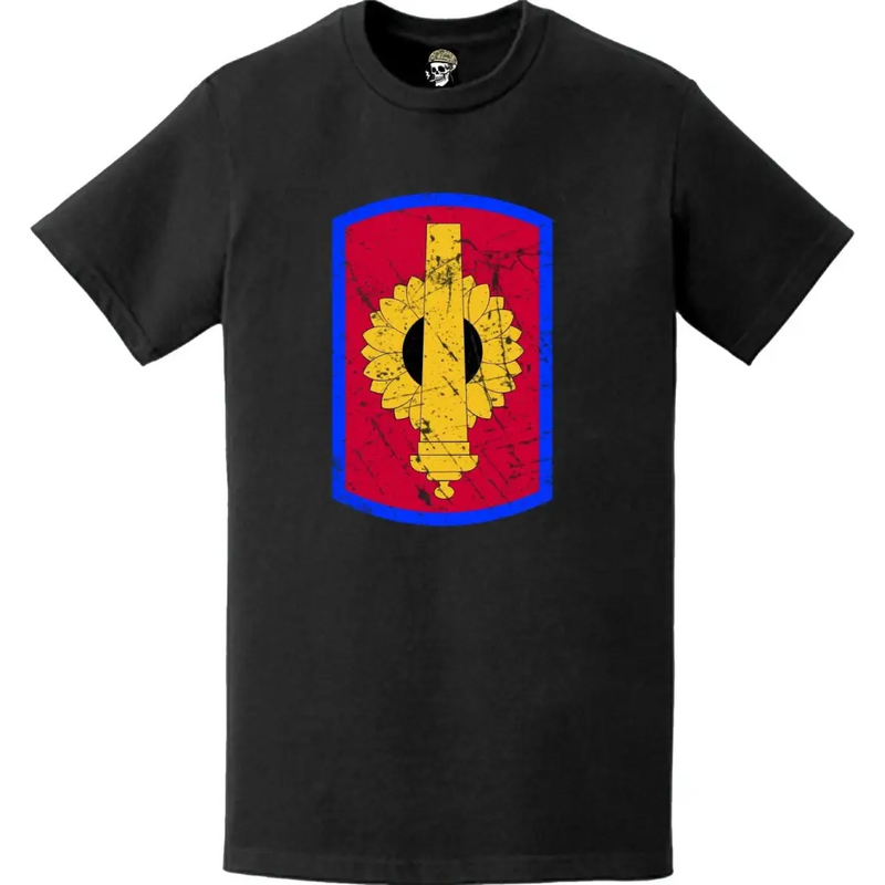 Distressed 130th Field Artillery Brigade T-Shirt