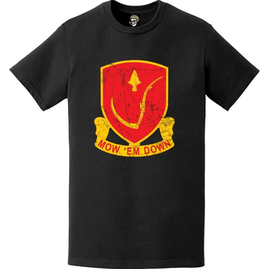 Distressed 137th Armor Regiment Emblem Logo T-Shirt Tactically Acquired   