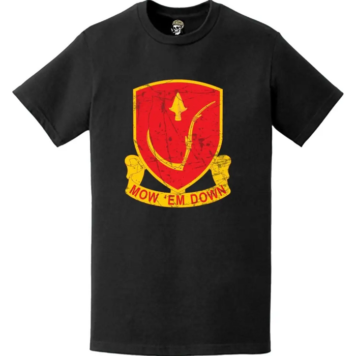 Distressed 137th Armor Regiment Emblem Logo T-Shirt Tactically Acquired   