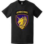 Distressed 13th Airborne Division Logo Emblem T-Shirt Tactically Acquired   