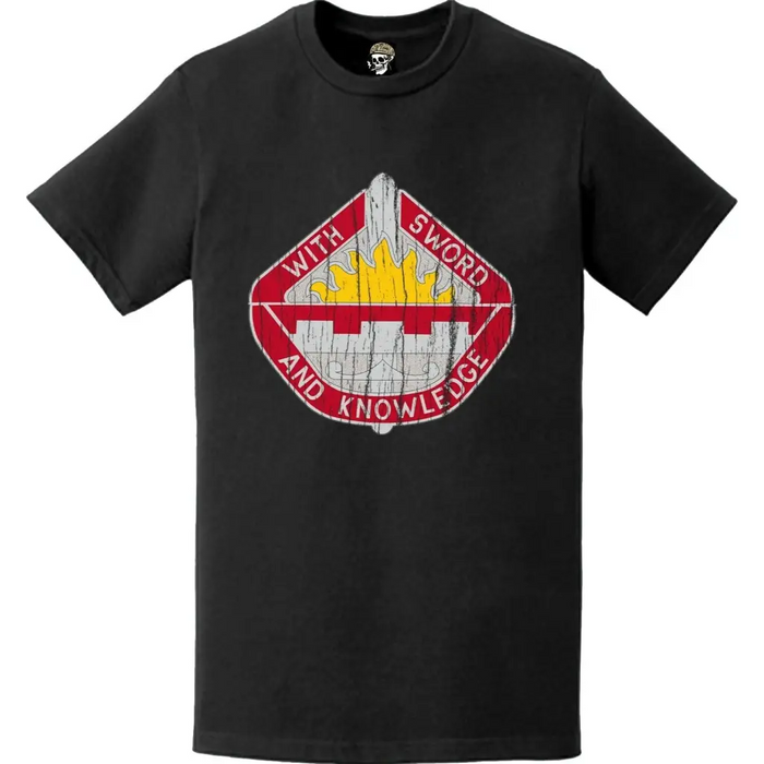 Distressed 1401st Engineer Battalion Logo Emblem T-Shirt Tactically Acquired   