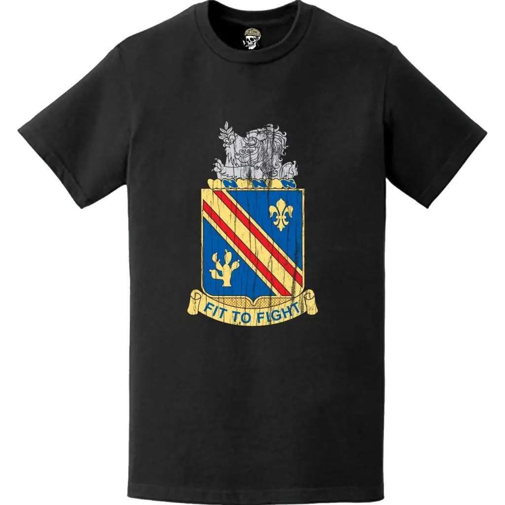 Distressed 152nd Cavalry Regiment Logo Emblem T-Shirt Tactically Acquired   