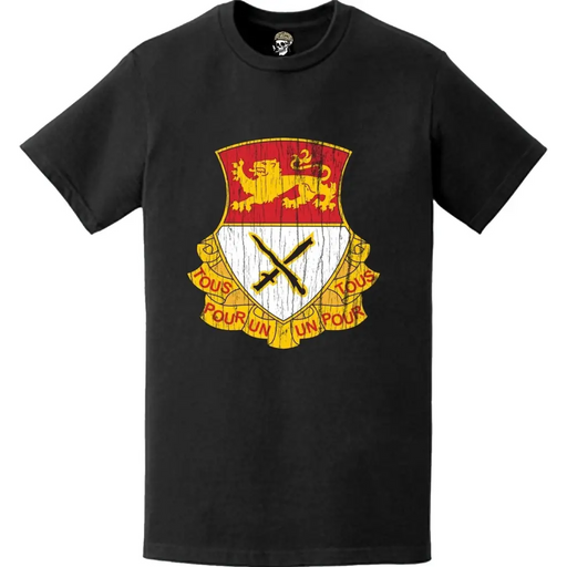 Distressed 15th Cavalry Regiment Logo Emblem T-Shirt Tactically Acquired   