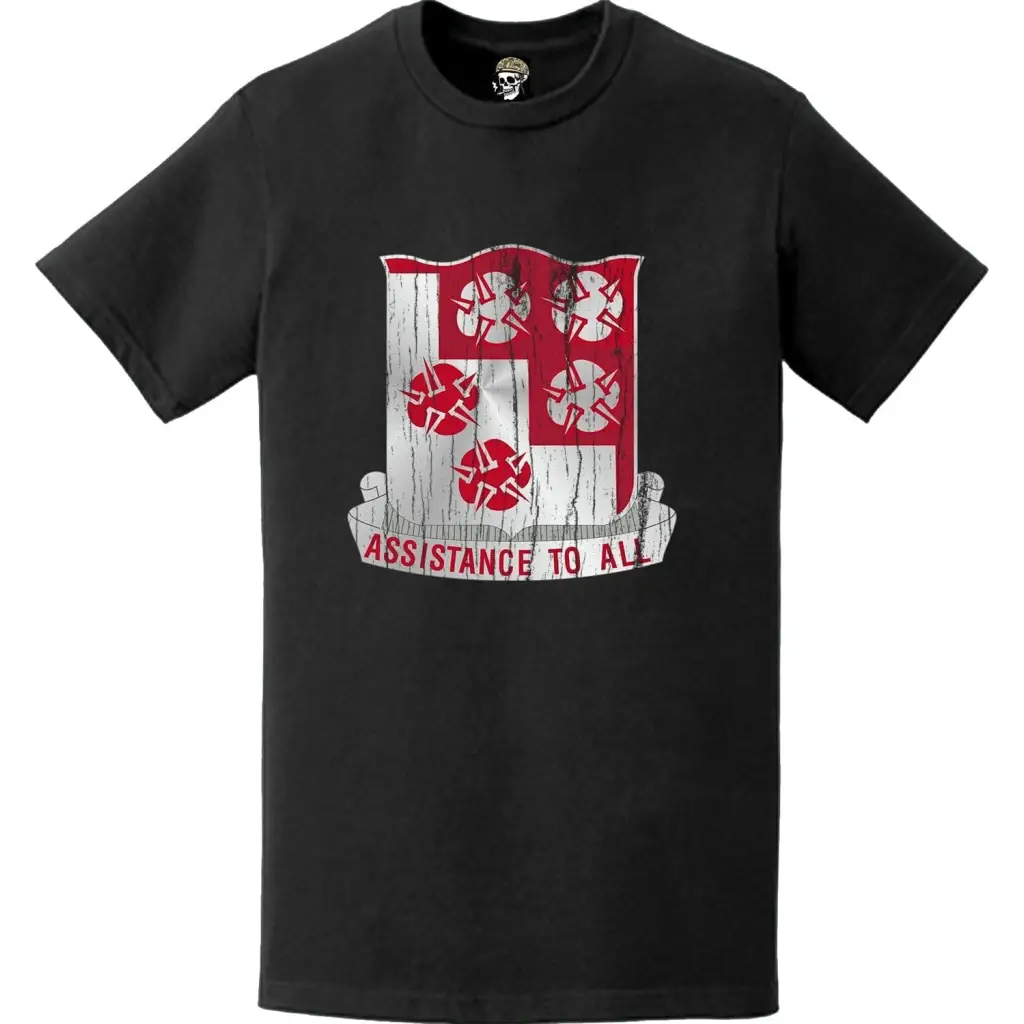 Distressed 168th Engineer Battalion Logo Emblem T-Shirt Tactically Acquired   