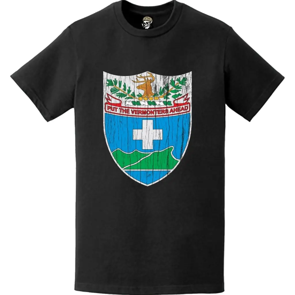 Distressed 172nd Cavalry Regiment Logo Emblem T-Shirt Tactically Acquired   