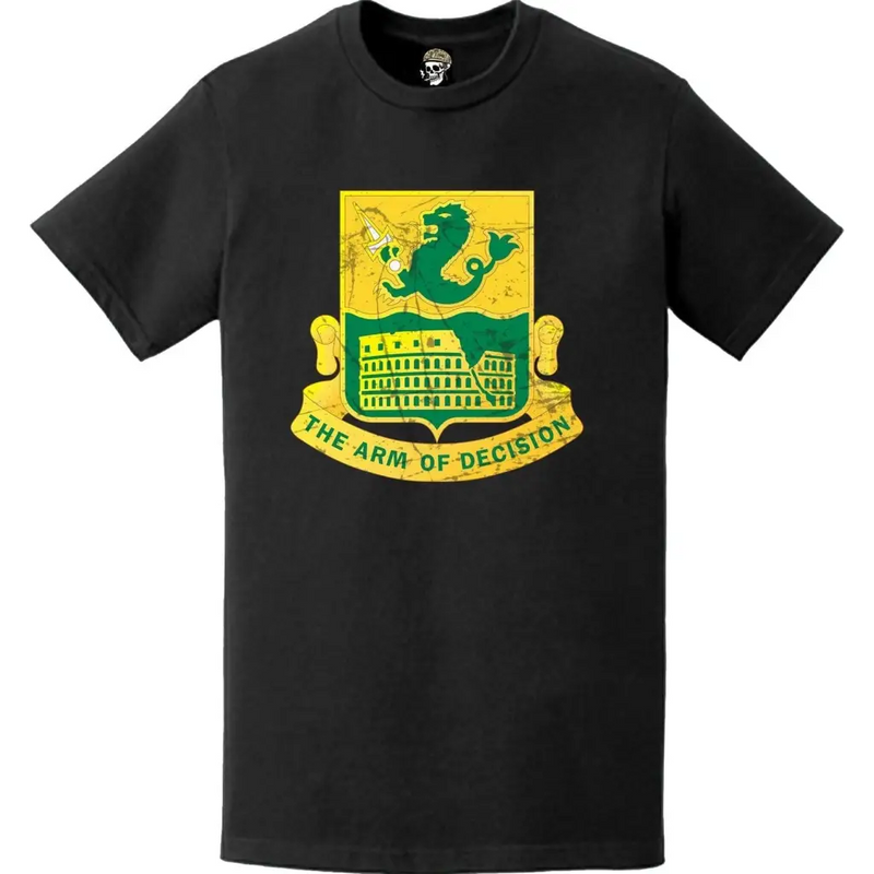 Distressed 194th Armor Regiment Emblem Logo T-Shirt