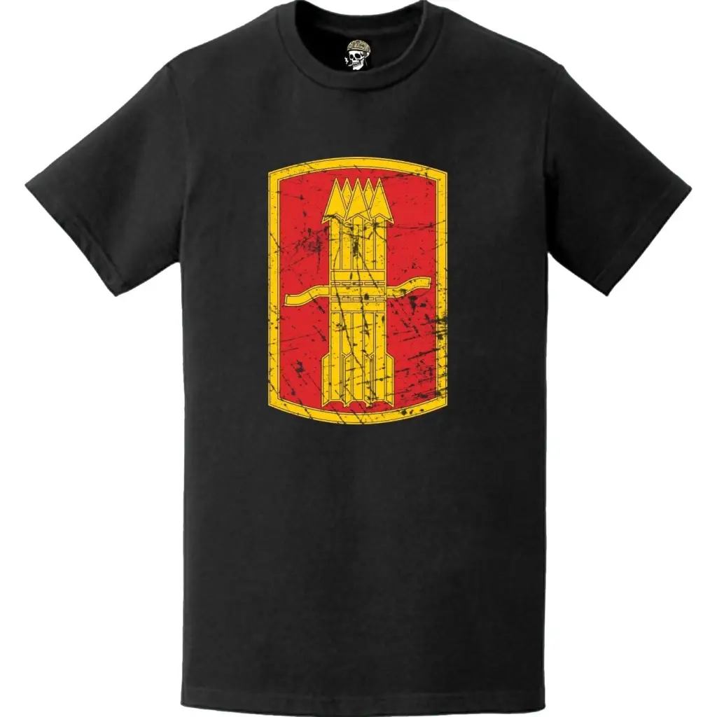 Distressed 197th Field Artillery Brigade T-Shirt Tactically Acquired   