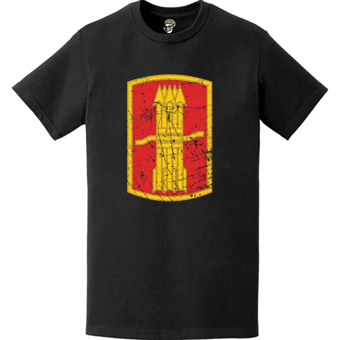 Distressed 197th Field Artillery Brigade T-Shirt Tactically Acquired   