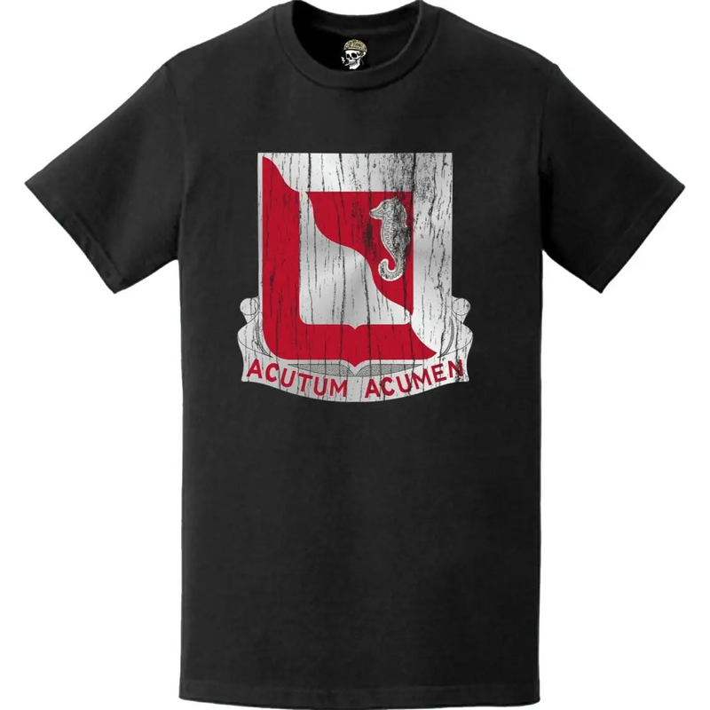 Distressed 19th Engineer Battalion Logo Emblem T-Shirt