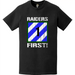 Distressed 1st ABCT, 3rd Infantry Division "Raiders" Logo Emblem T-Shirt Tactically Acquired   