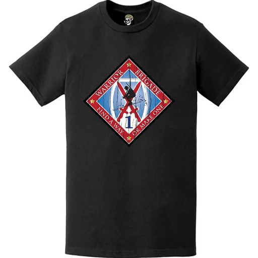 Distressed 1st BCT 10th Mountain Division 'Warriors' Emblem Logo T-Shirt Tactically Acquired   