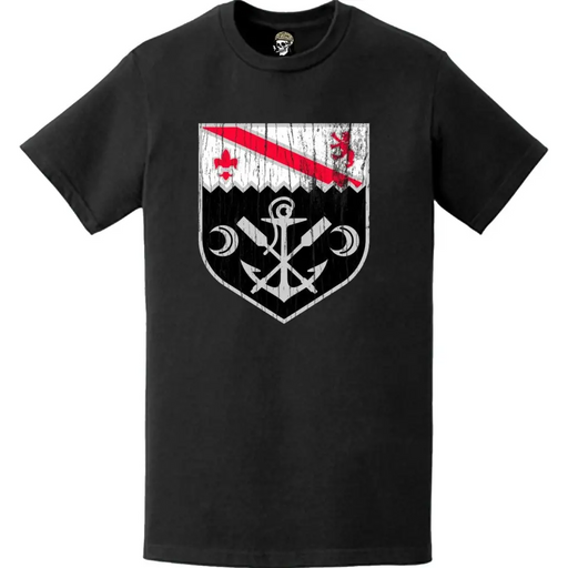 Distressed 1st Engineer Battalion Logo Emblem T-Shirt Tactically Acquired   