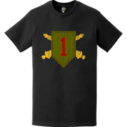 Distressed 1st Infantry Division Artillery (DIVARTY) Logo Emblem T-Shirt Tactically Acquired   