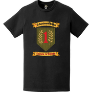 Distressed 1st Infantry Division Sustainment Brigade Logo Emblem T-Shirt Tactically Acquired   