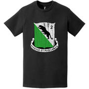 Distressed 2-69 Armor Regiment DUI Logo Emblem T-Shirt Tactically Acquired   