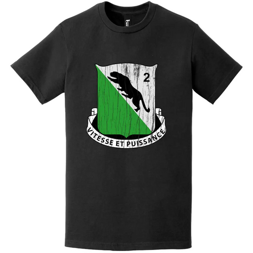 Distressed 2-69 Armor Regiment DUI Logo Emblem T-Shirt Tactically Acquired   