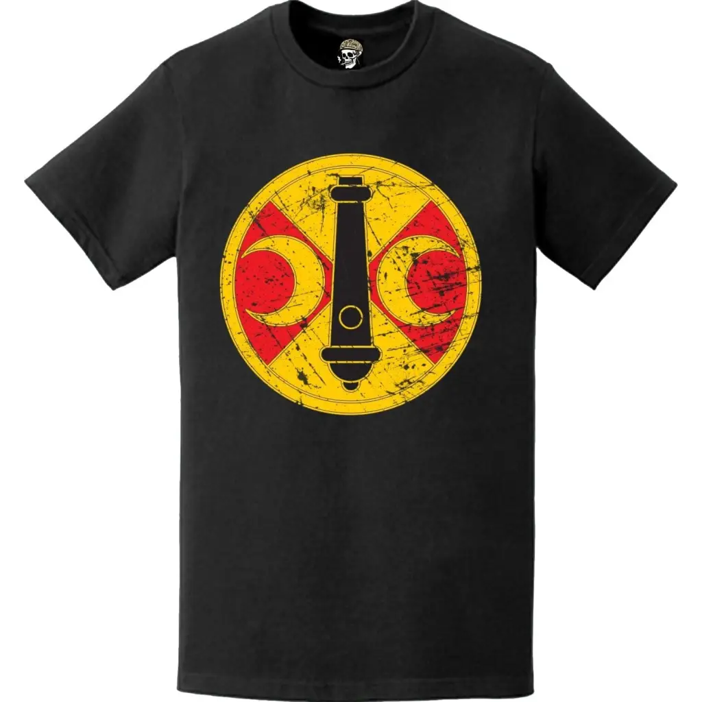 Distressed 210th Field Artillery Brigade T-Shirt Tactically Acquired   