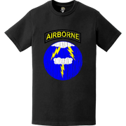 Distressed 21st Airborne Division Logo Emblem T-Shirt Tactically Acquired   