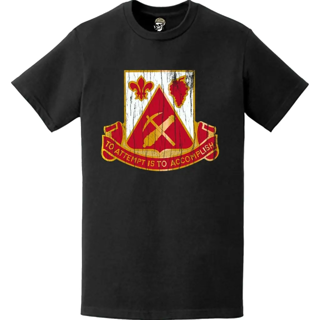 Distressed 231st Engineer Battalion Logo Emblem T-Shirt Tactically Acquired   