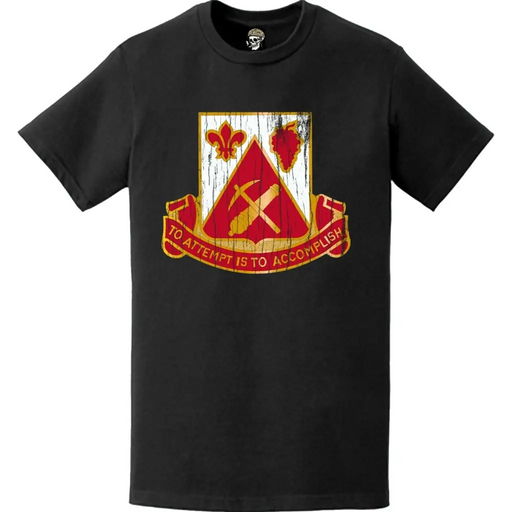 Distressed 231st Engineer Battalion Logo Emblem T-Shirt Tactically Acquired   