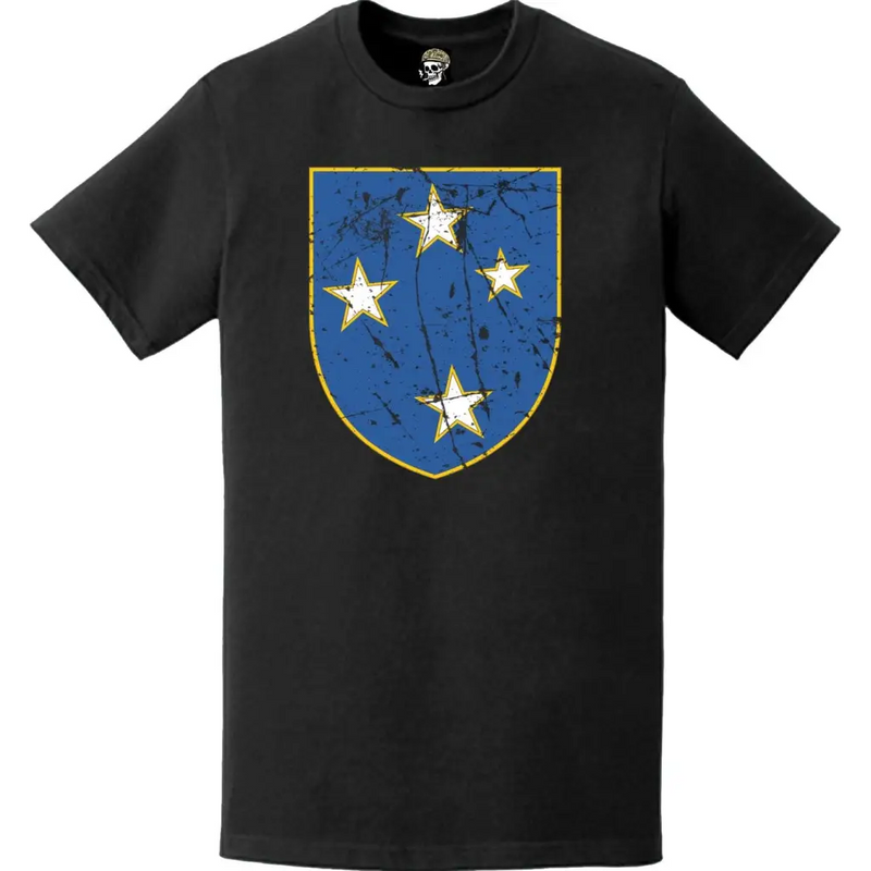 Distressed 23rd Infantry Division (23rd ID) CSIB Logo T-Shirt
