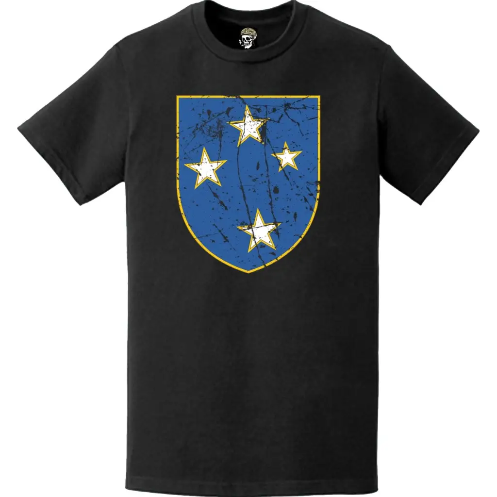 Distressed 23rd Infantry Division (23rd ID) CSIB Logo T-Shirt Tactically Acquired   