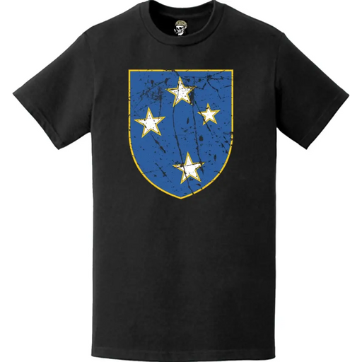 Distressed 23rd Infantry Division (23rd ID) CSIB Logo T-Shirt Tactically Acquired   