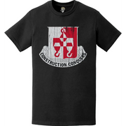 Distressed 244th Engineer Battalion Logo Emblem T-Shirt Tactically Acquired   